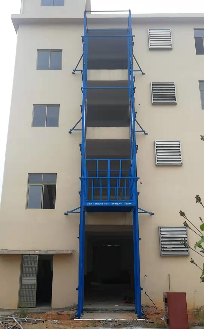红河室外导轨式升降平台